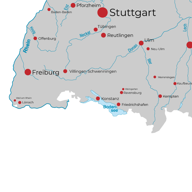 Umgebungskarte Konstanz